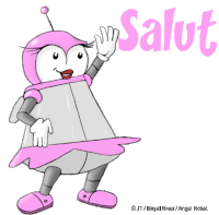 Gif animé salut